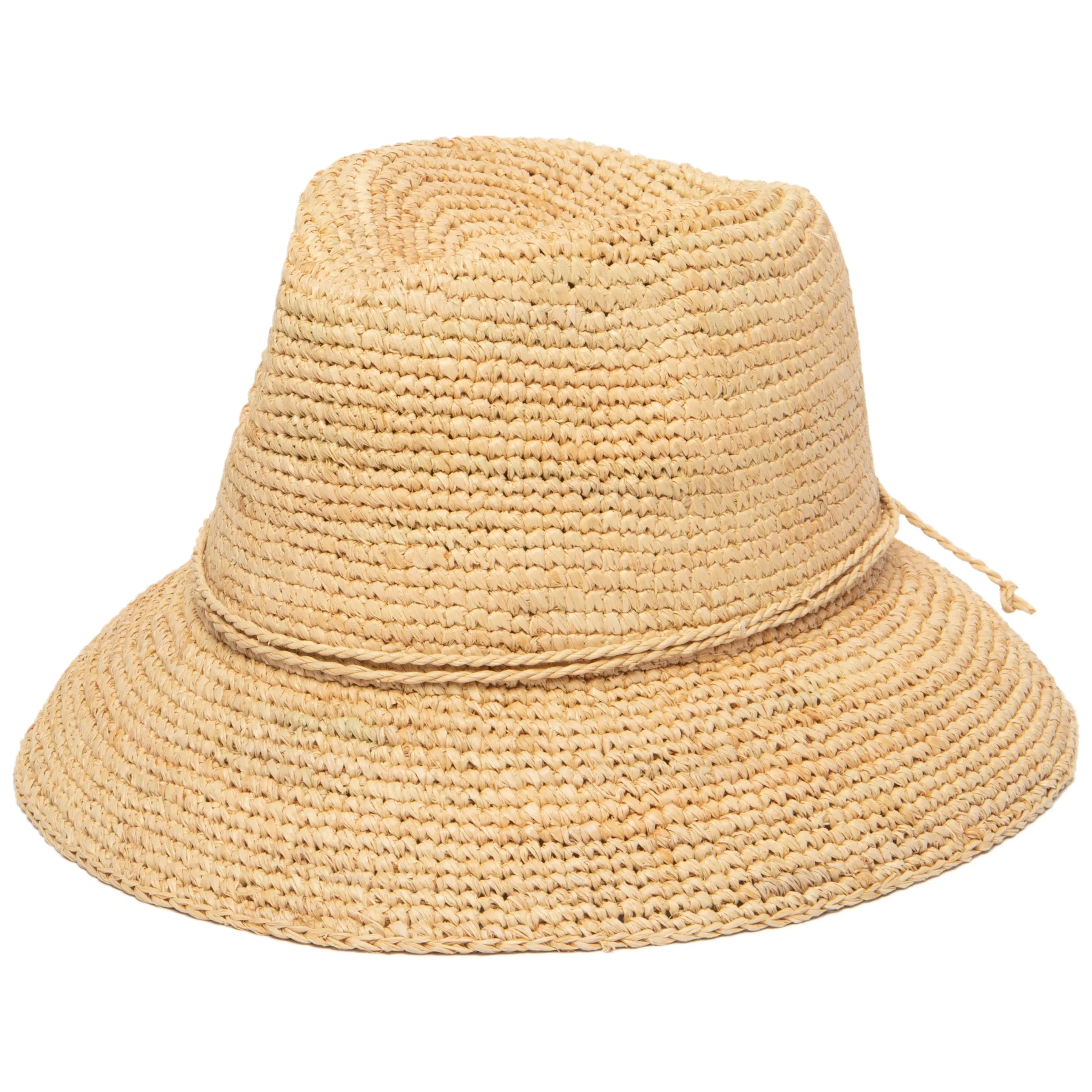 Laguna - Womens Crochet Raffia Bucket
