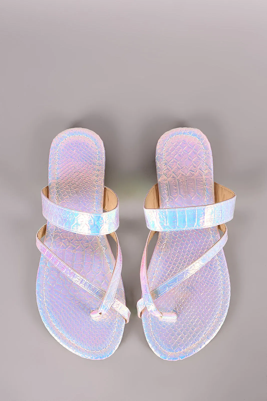 Liliana Toe Ring Slide Flat Sandal