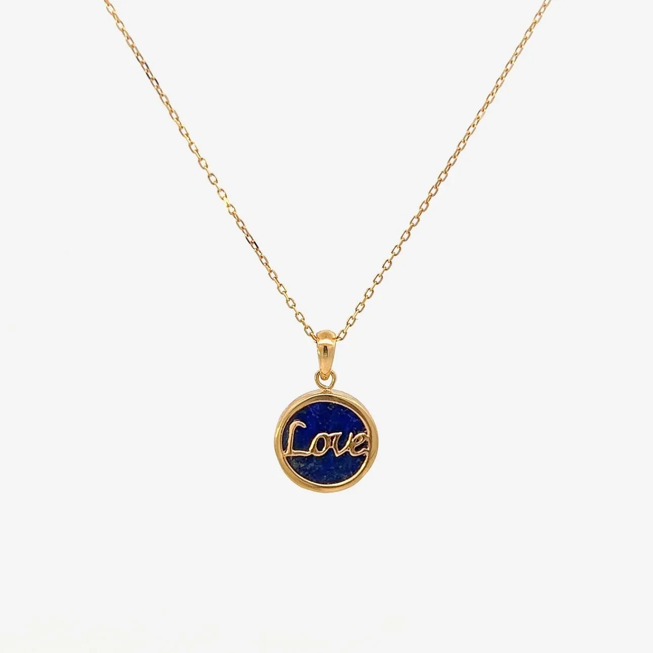 Love Icon Necklace in Lapis Lazuli